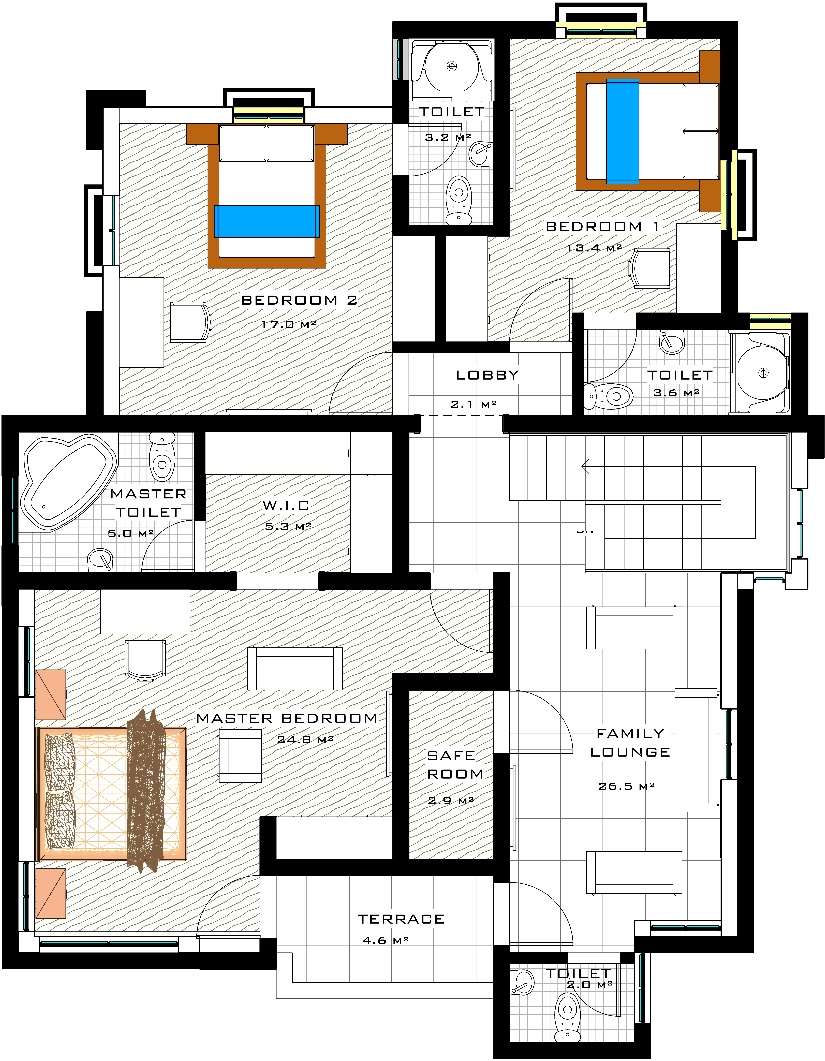 Proposed Design for Residential Court for BlackVille Projects